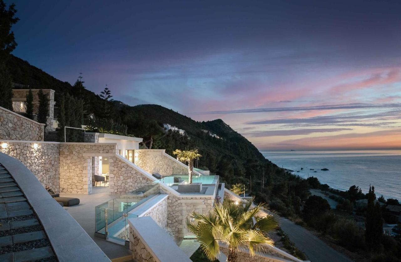 The Wave Twin Villa 1 Kathisma Beach Lefkada Exterior foto